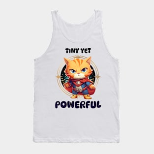 Tiny Yet Powerful Cat Tank Top